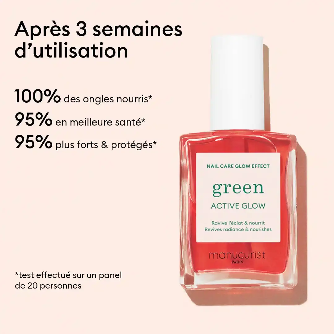 Vernis Soin - Active Glow Raspberry - Manucurist Paris