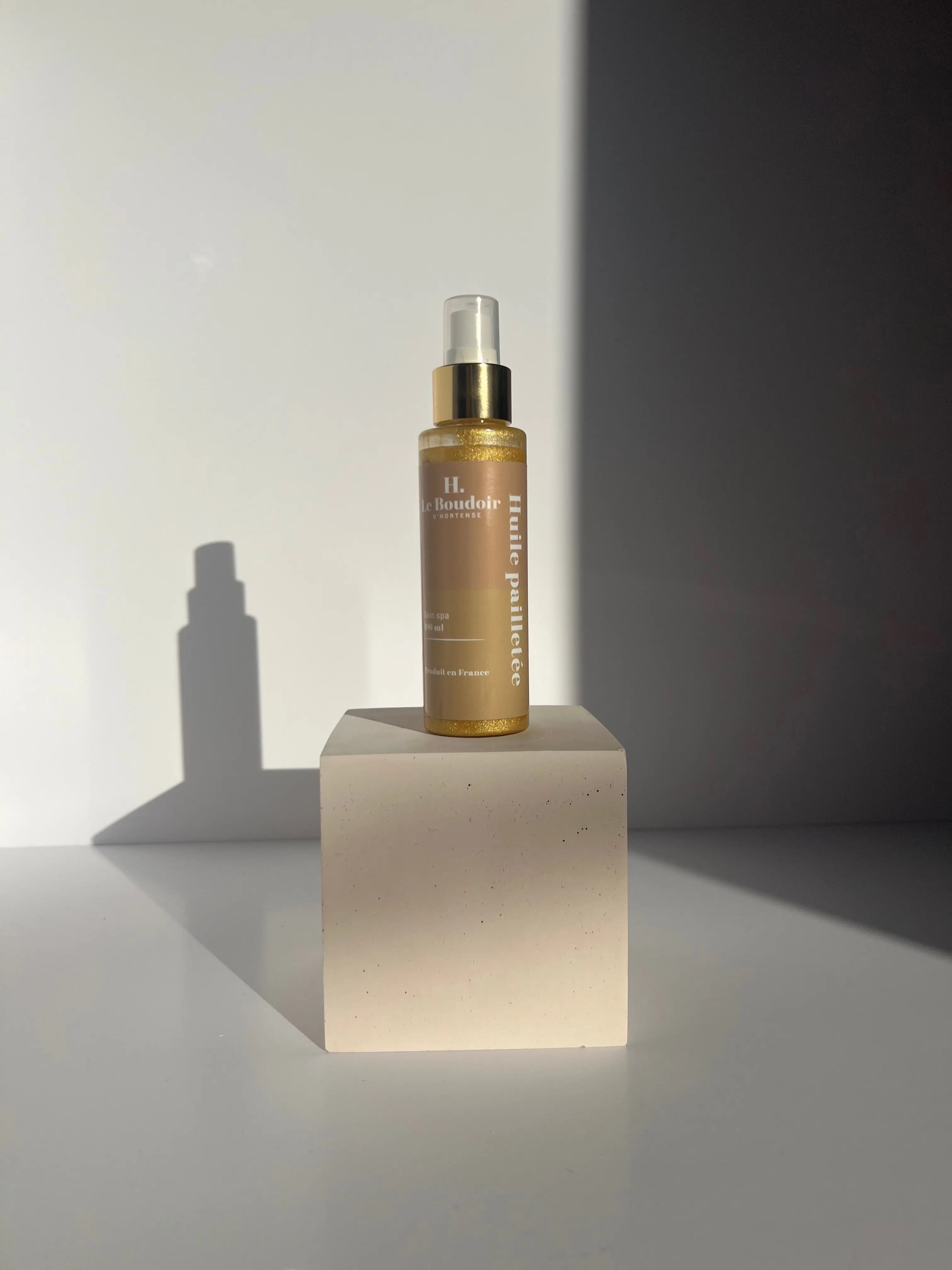 Huile pailletée - Le Boudoir d'Hortense