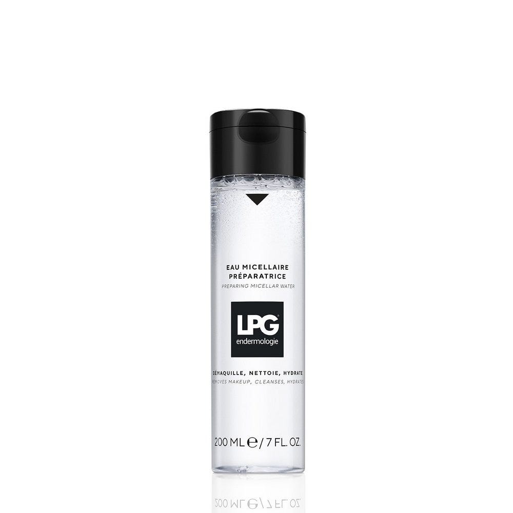 Eau micellaire préparatrice LPG - Eau micellaire préparatrice - LPG - eau micellaire - Véritable rituel de beauté au quotidien, l'Eau Micellaire Préparatrice démaquille et nettoie en un seul geste le cou, le visage et les yeux. Ultra-douce, elle respecte