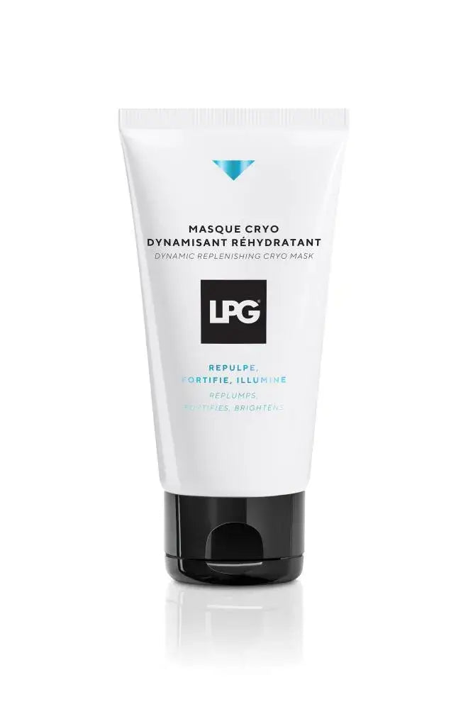 LPG Masque cryo dynamisant réhydratant - Masque cryo dynamisant réhydratant - LPG - masque visage - Le soin réflexe des peaux assoiffées. Son effet froid immédiat relance la micro-circulation, sa texture crème immerge les peaux déshydratées dans un bain r