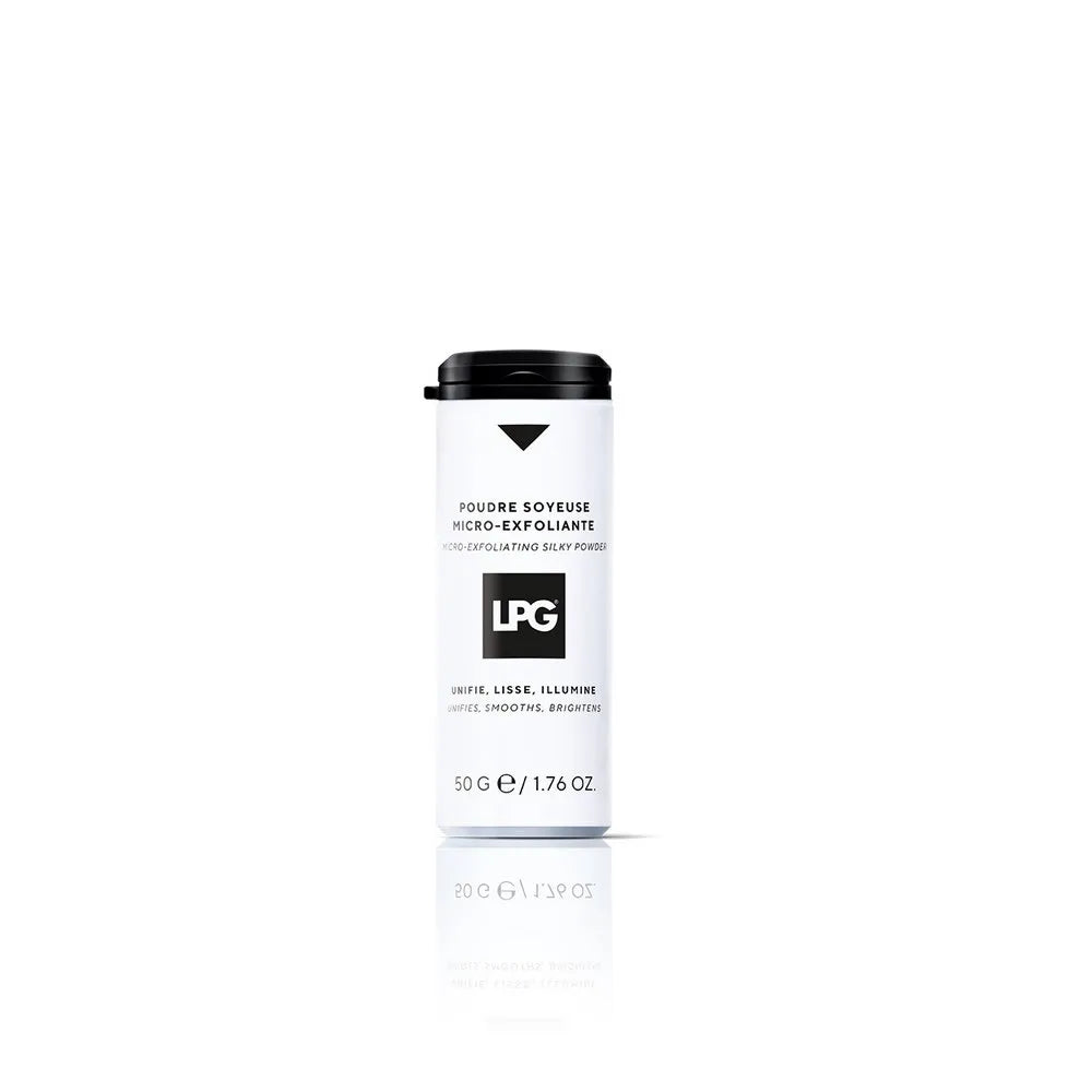 Poudre soyeuse micro-exfoliante LPG - Poudre soyeuse micro-exfoliante LPG - exfoliant visage - La Poudre Soyeuse Micro-Exfoliante LPG est un gommage enzymatique innovant qui exfolie la peau tout en douceur pour révéler un teint lumineux et unifié. Formulé
