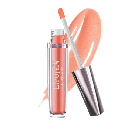 Repulpeur de lèvres - N°39 Lipojen - Sunset Blush with applicator and glossy finish swatch