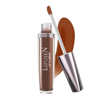 Repulpeur de lèvres - N°03 Lipojen - Hot Chocolate, soin repulpant non injectable pour des lèvres pleines et hydratées.