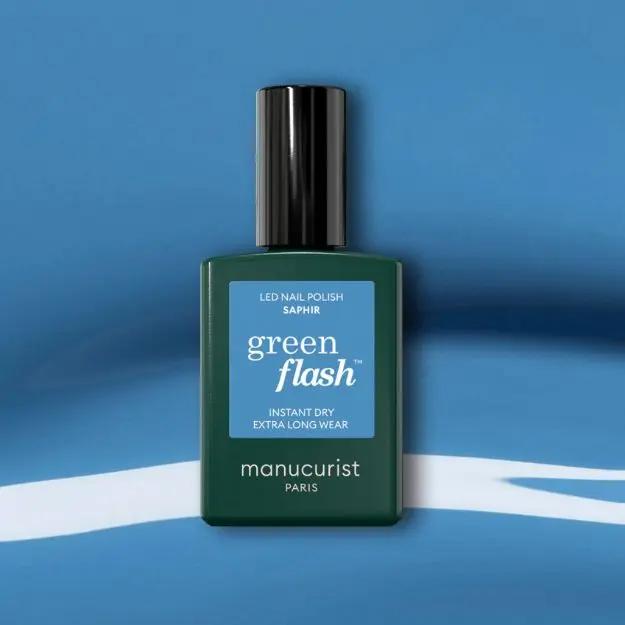 Vernis Semi-Permanent Bleu Et Vert - Manucurist Paris